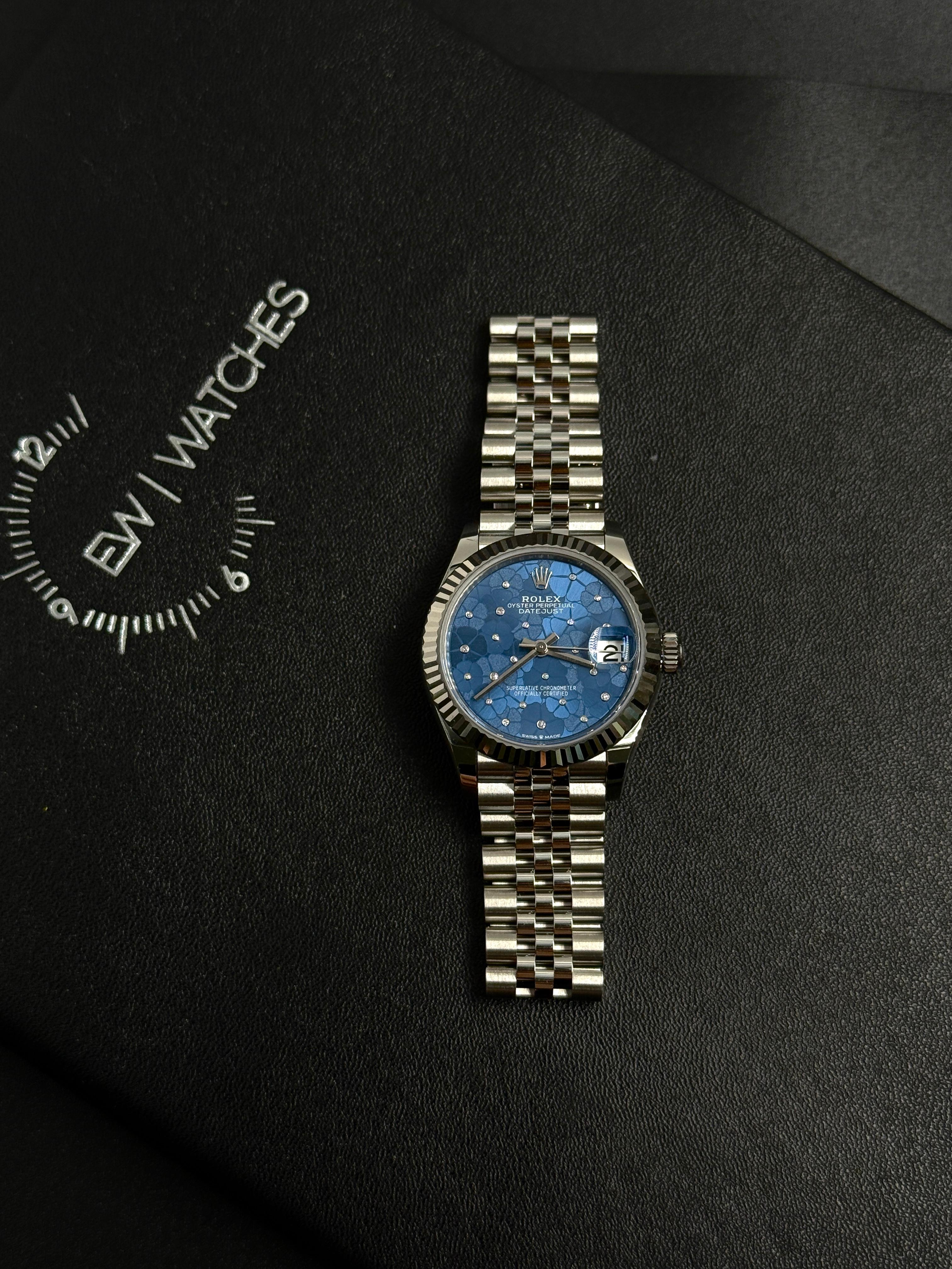 Rolex Datejust 31 278274 Blaues Blumenjubiläum 2025