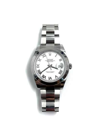 Rolex Datejust 41 126300 Weiße römische Auster 2024