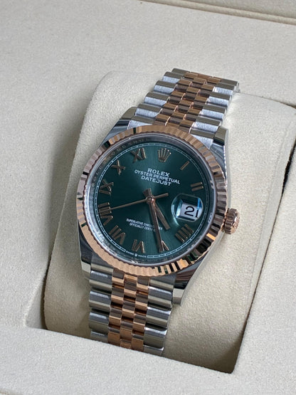 Rolex Datejust 36 126231 New Green Roman Jubilee 2026