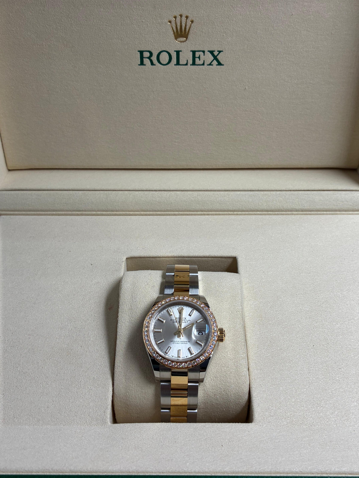 Rolex Lady-Datejust 28 m279383RBR-0018 Silver Index Oyster 2025