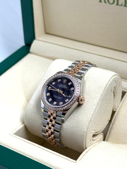 Rolex Lady-Datejust 279381RBR G PURPLE JUB