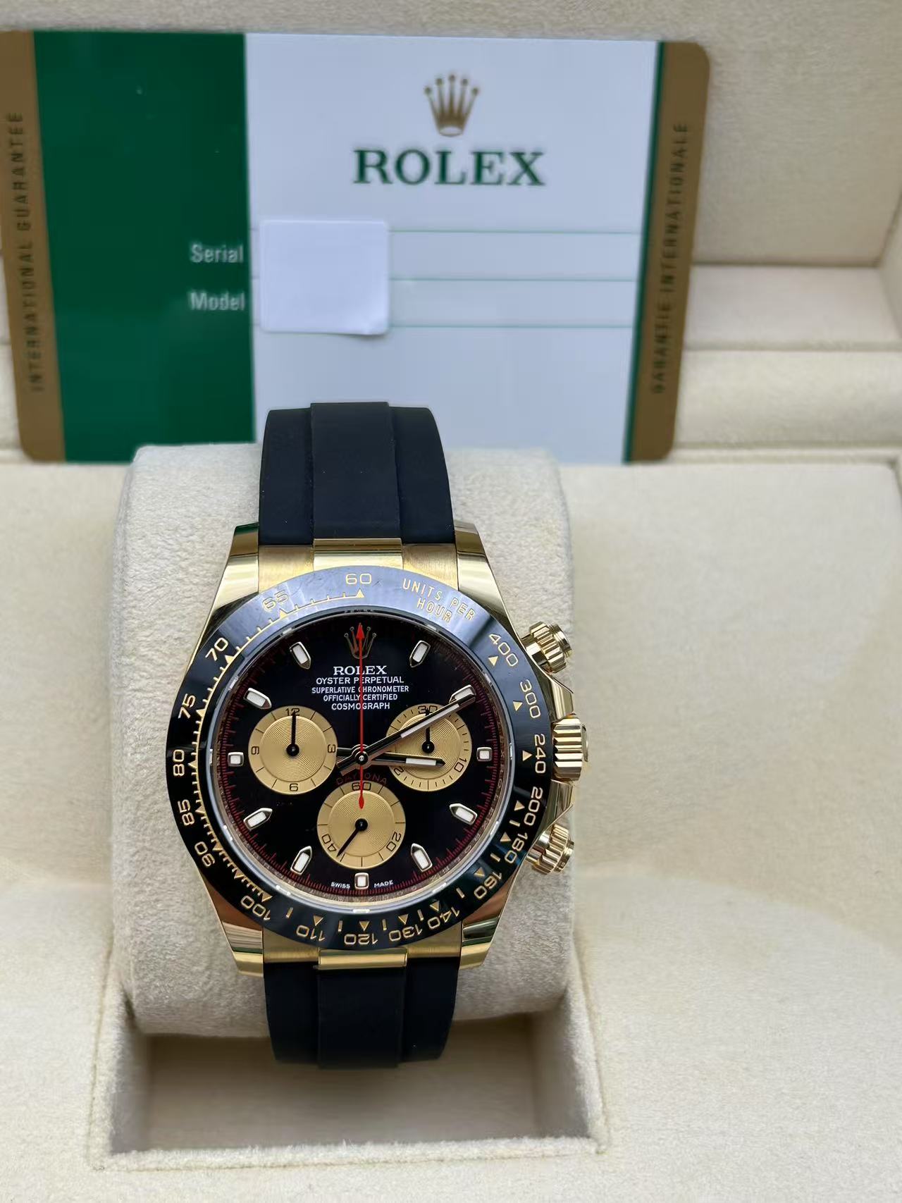 Rolex Cosmograph Daytona 116518LN Schwarz 2019