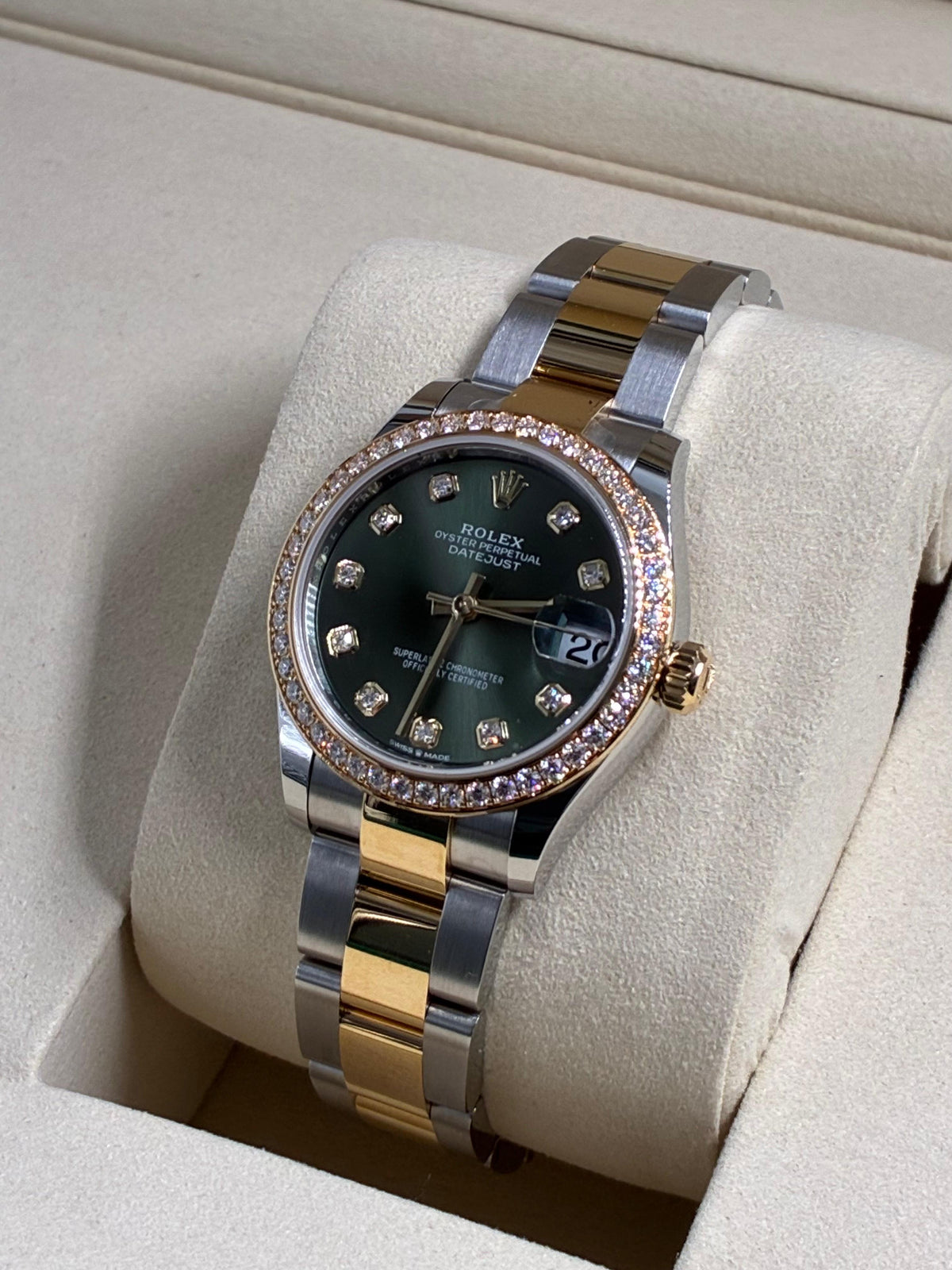 Rolex Datejust 31  278383RBR G GREEN Oyster 2026