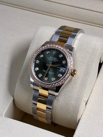 Rolex Datejust 31  278383RBR G GREEN Oyster 2026