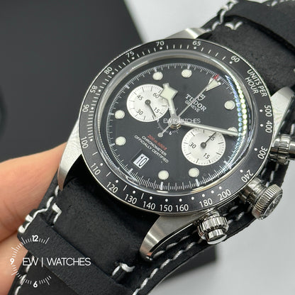 Tudor Black Bay Chrono 41mm 79360N-0005 Black Strap