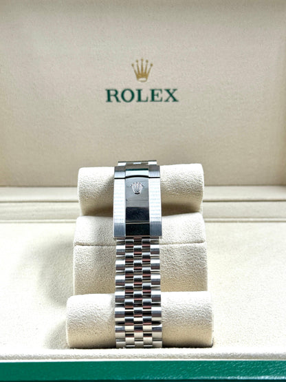 Rolex Datejust 41 126300 Weißes römisches Jubiläum 2024