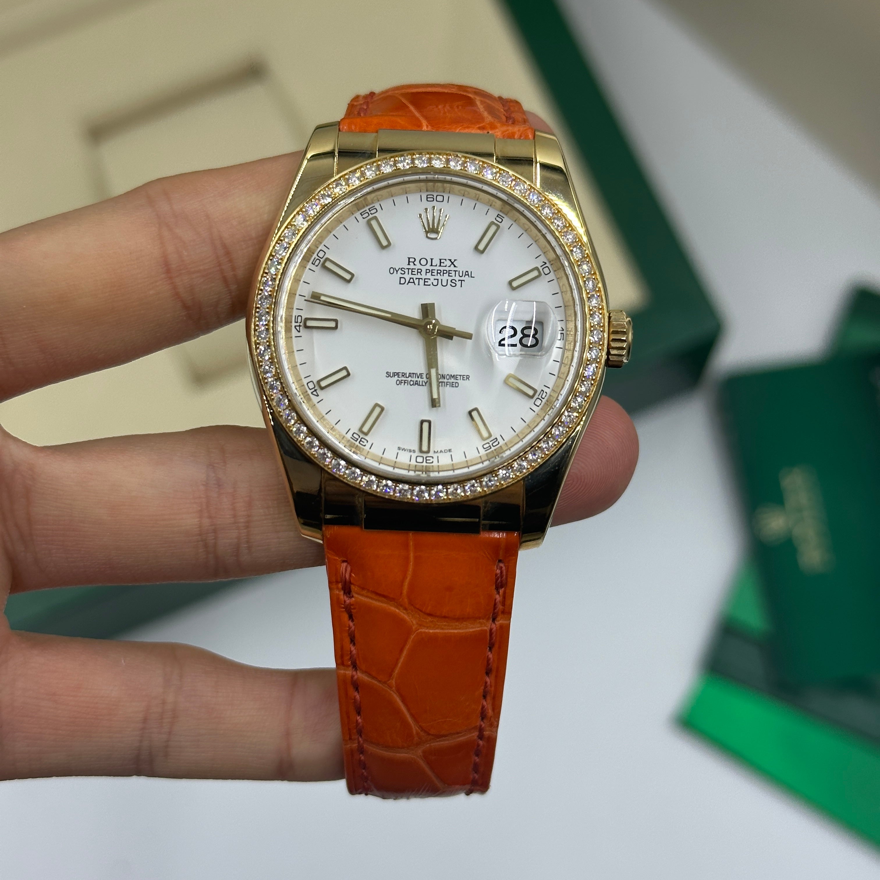 Rolex Datejust 36 116188 Weiß 2021