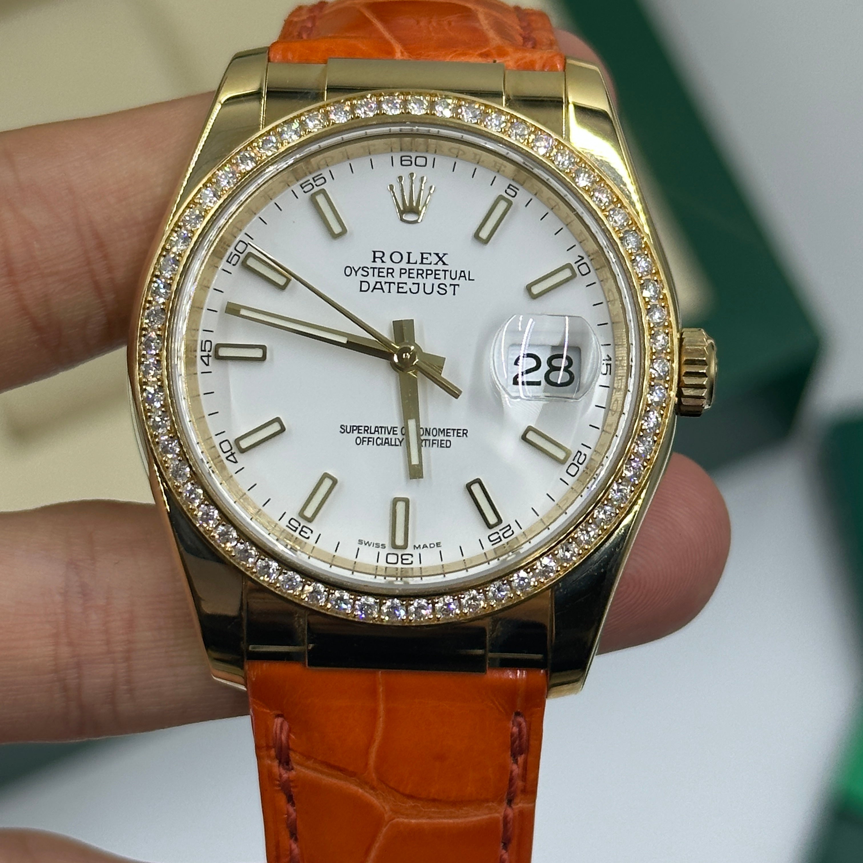Rolex Datejust 36 116188 Weiß 2021