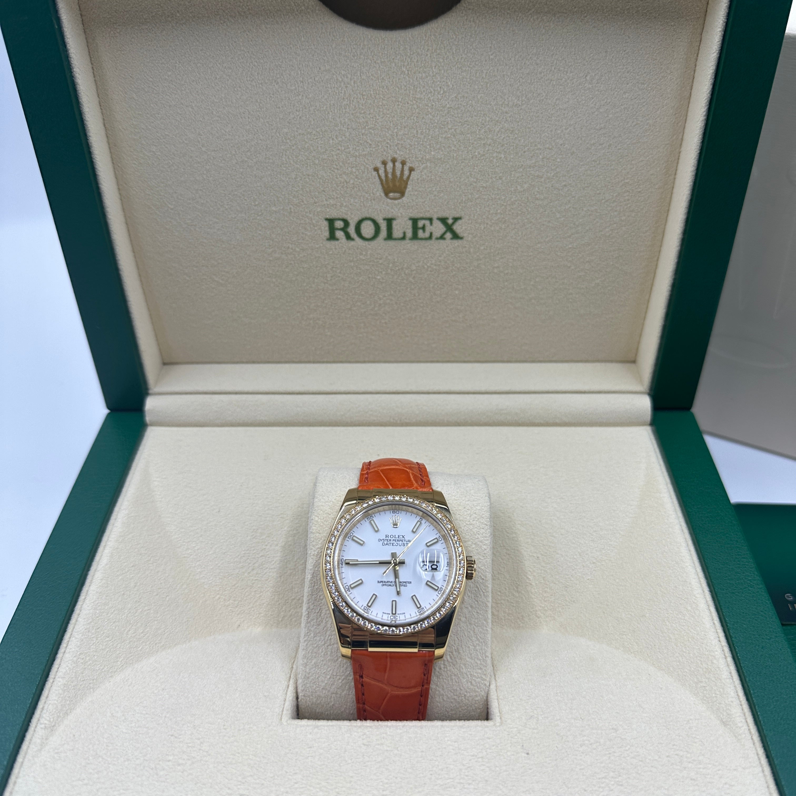 Rolex Datejust 36 116188 Weiß 2021