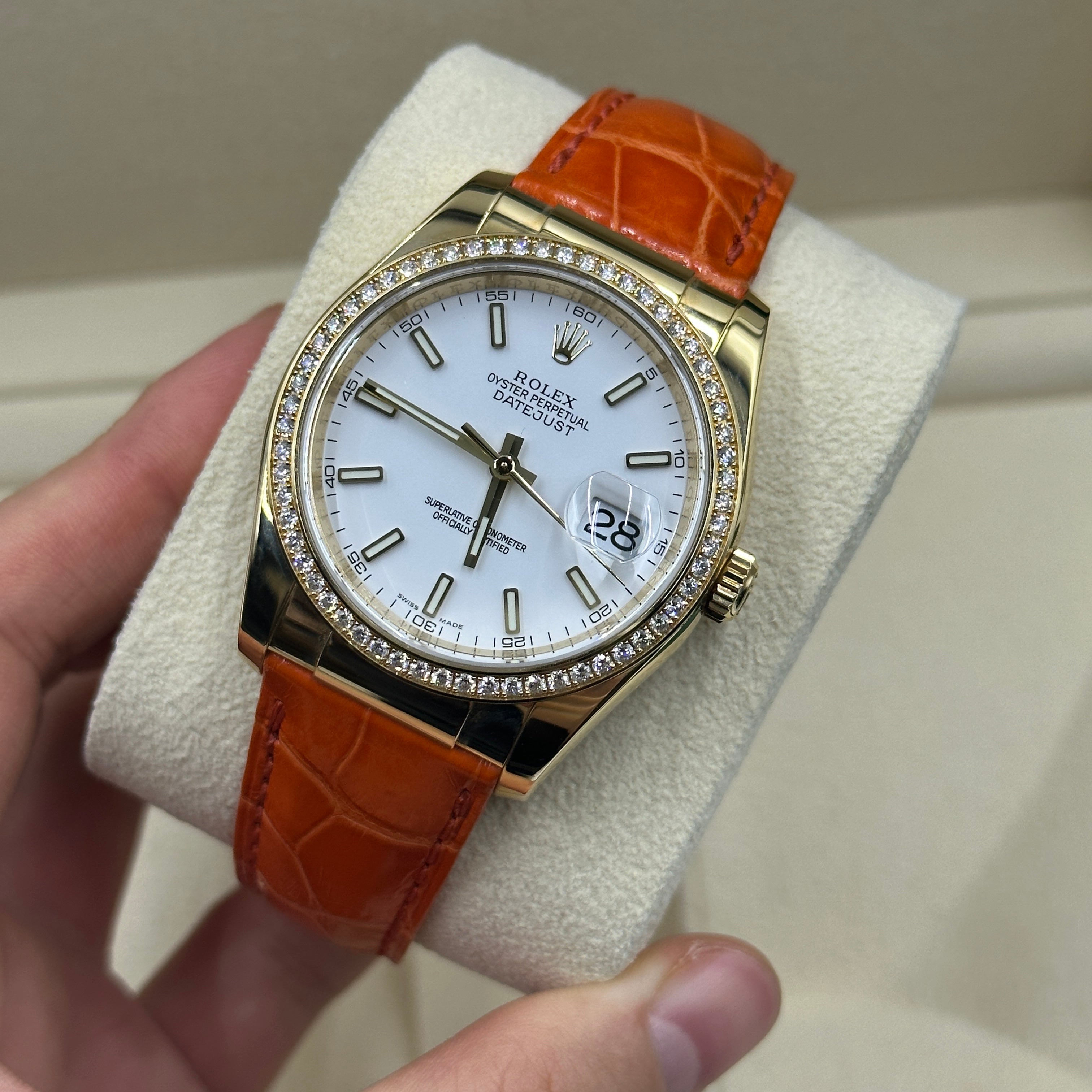 Rolex Datejust 36 116188 Weiß 2021