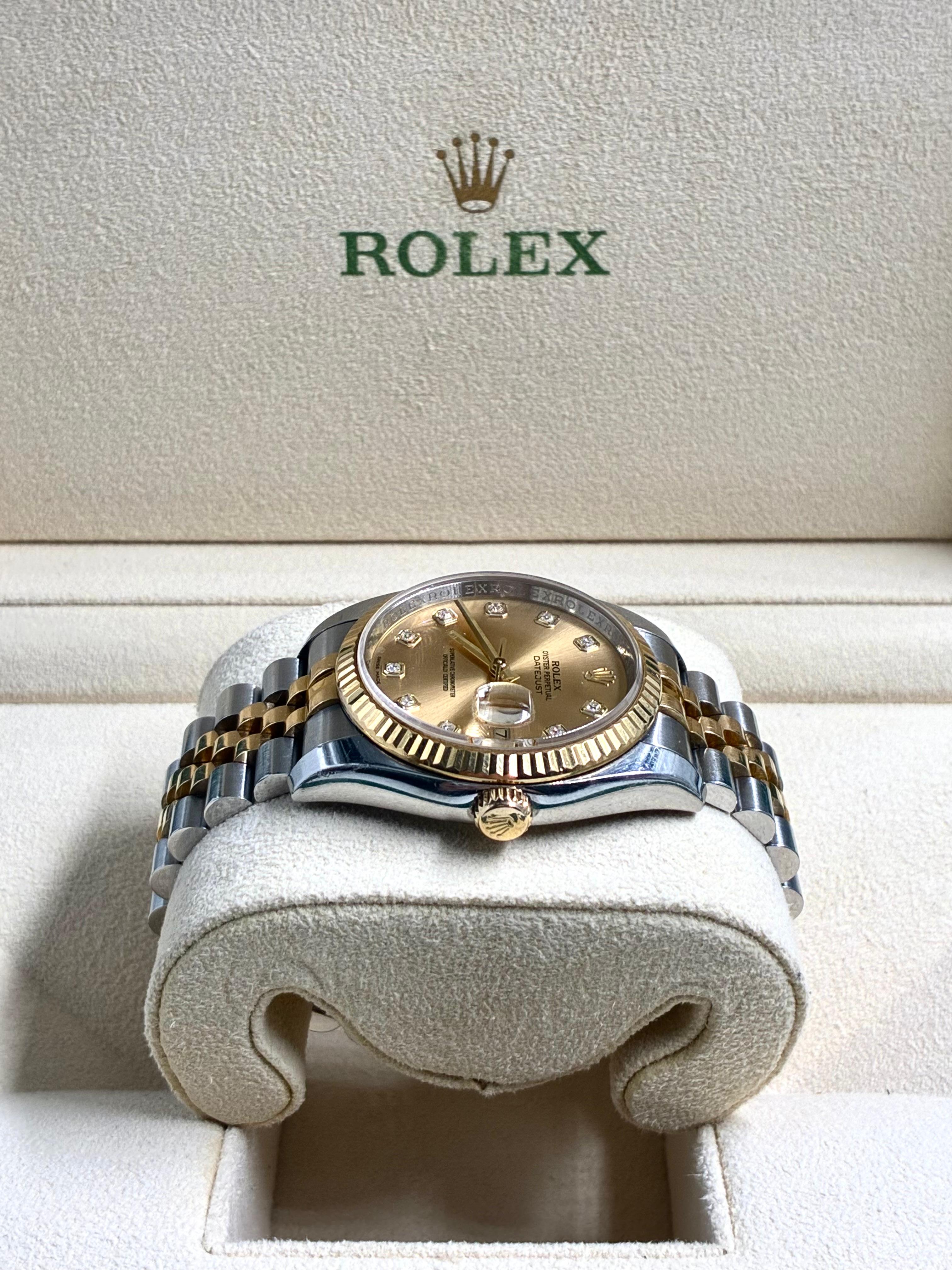 Rolex Datejust 116233G Champagne Jubilee