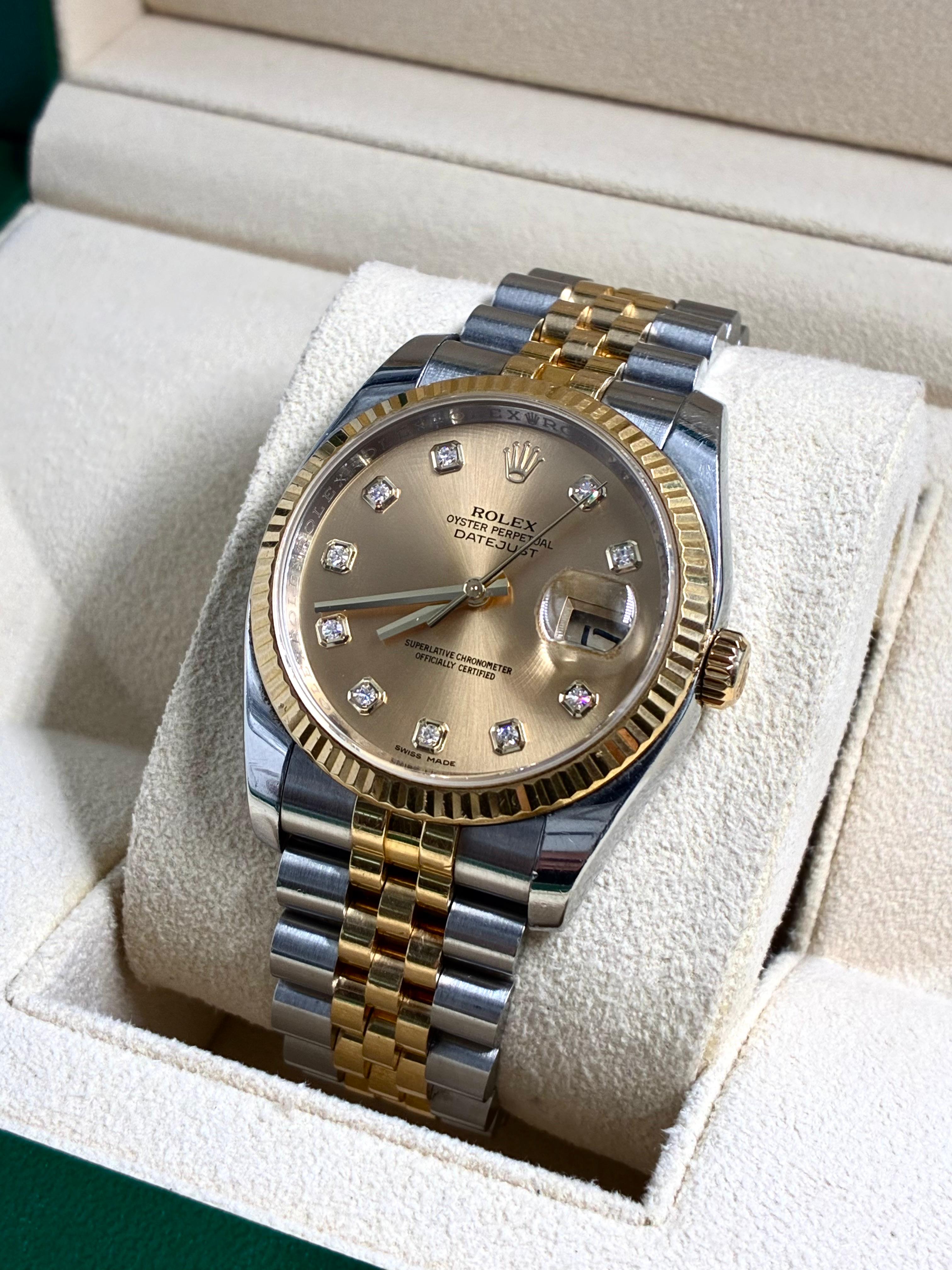 Rolex Datejust 116233G Champagne Jubilee