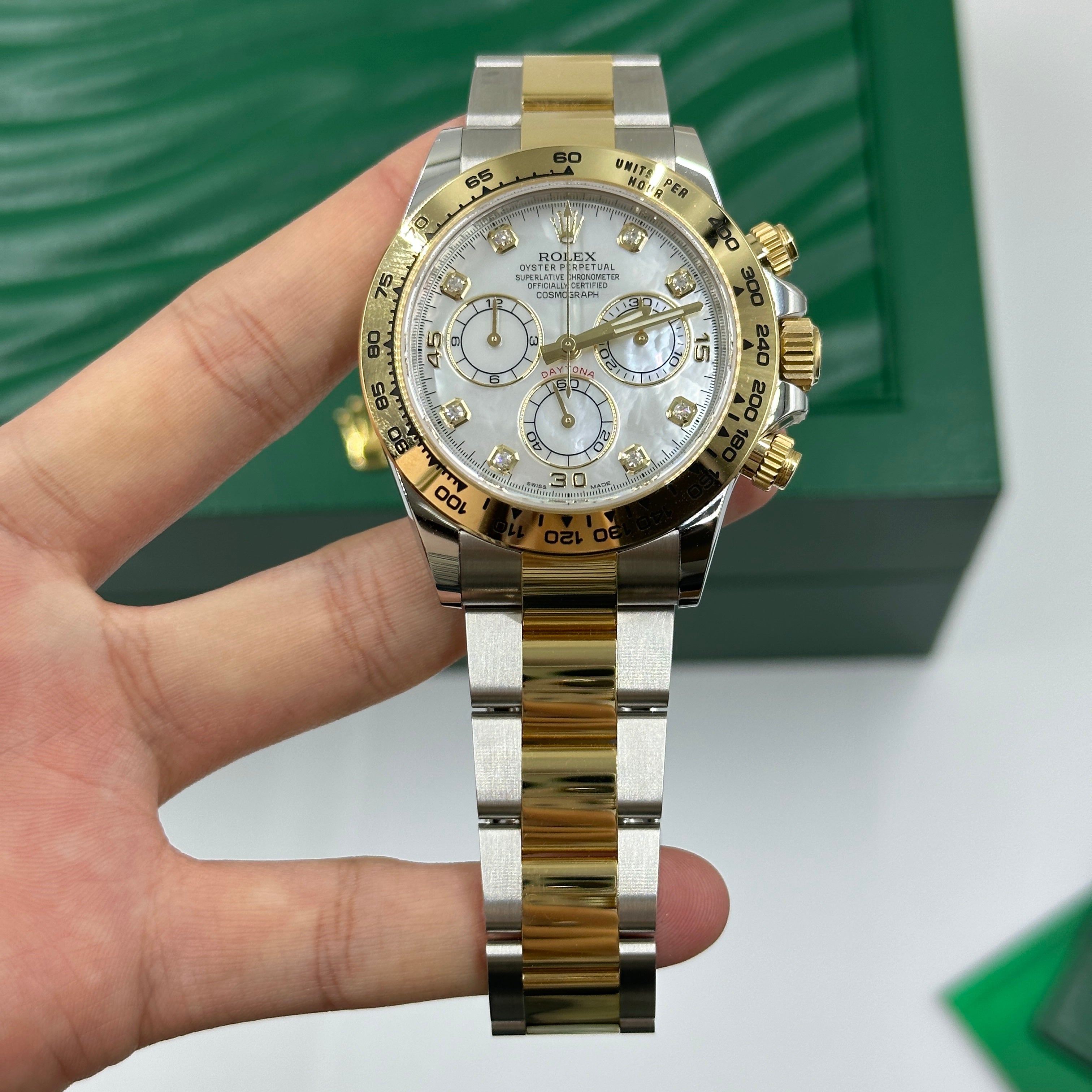 Rolex Cosmograph Daytona 116503NG White MOP (alte Karte) 2020