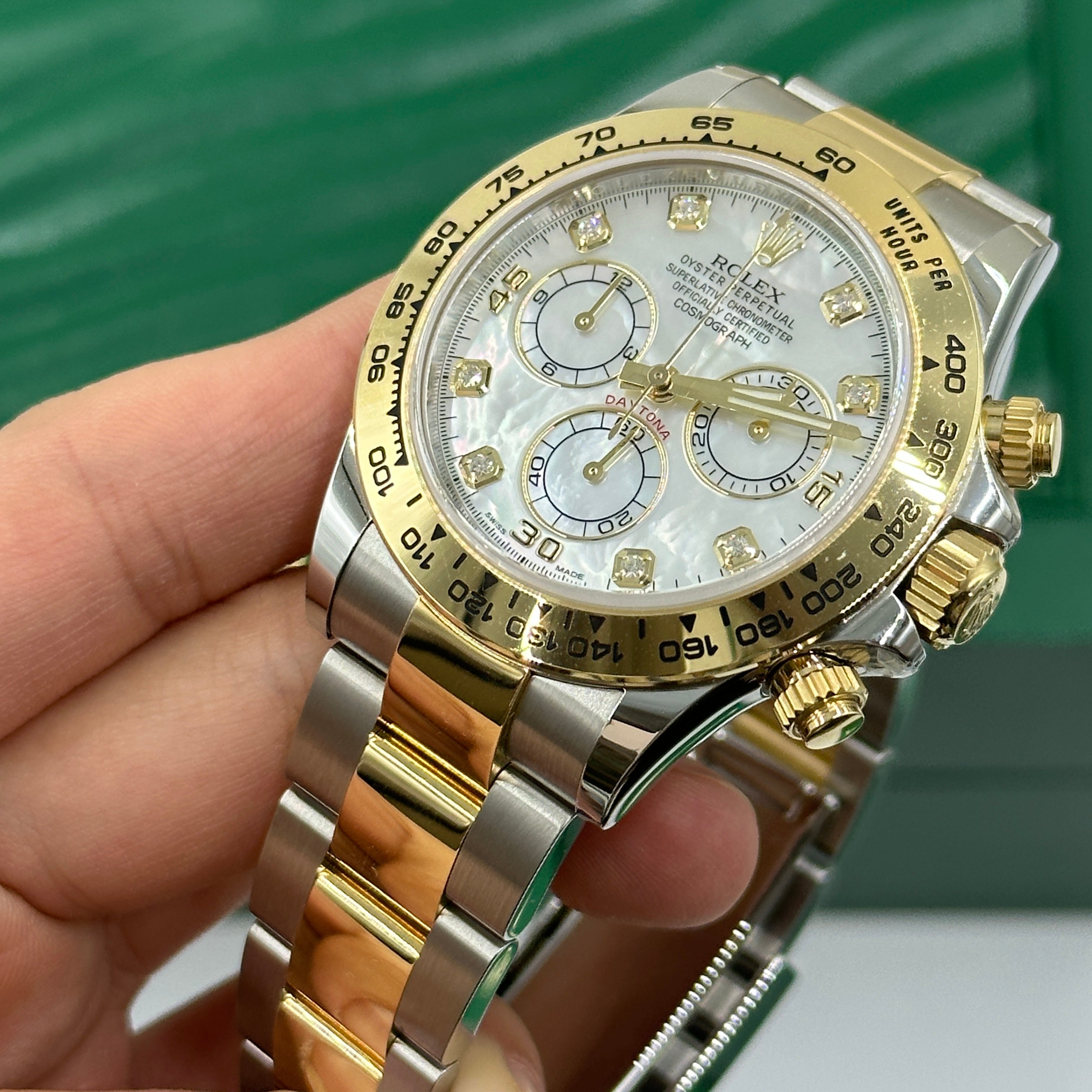 Rolex Cosmograph Daytona 116503NG White MOP (alte Karte) 2020