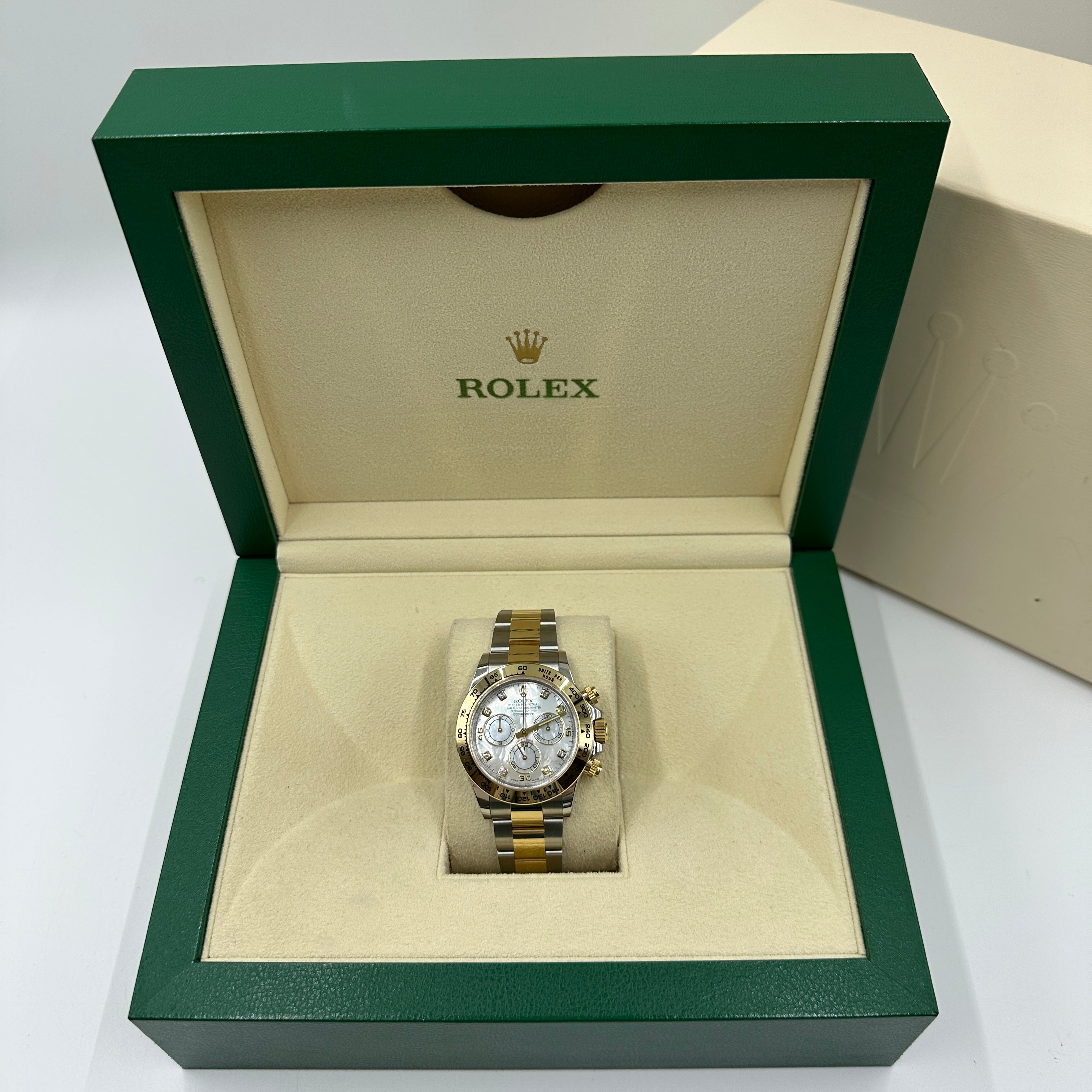 Rolex Cosmograph Daytona 116503NG White MOP (alte Karte) 2020