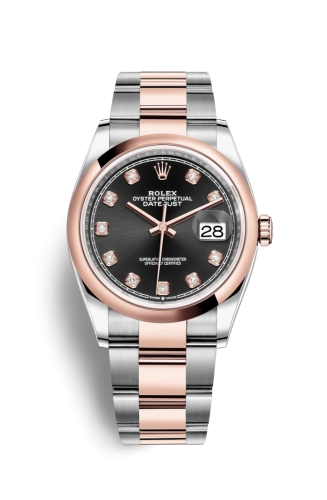 Rolex Datejust 36 126201 Black Set with Diamonds Oyster 2025