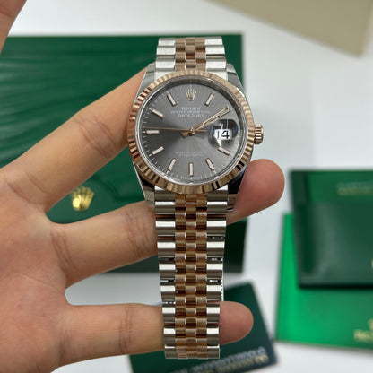 Rolex Datejust 36 126231 Grau Index Jubilee 2024