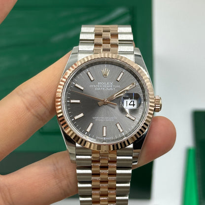 Rolex Datejust 36 126231 Grau Index Jubilee 2024