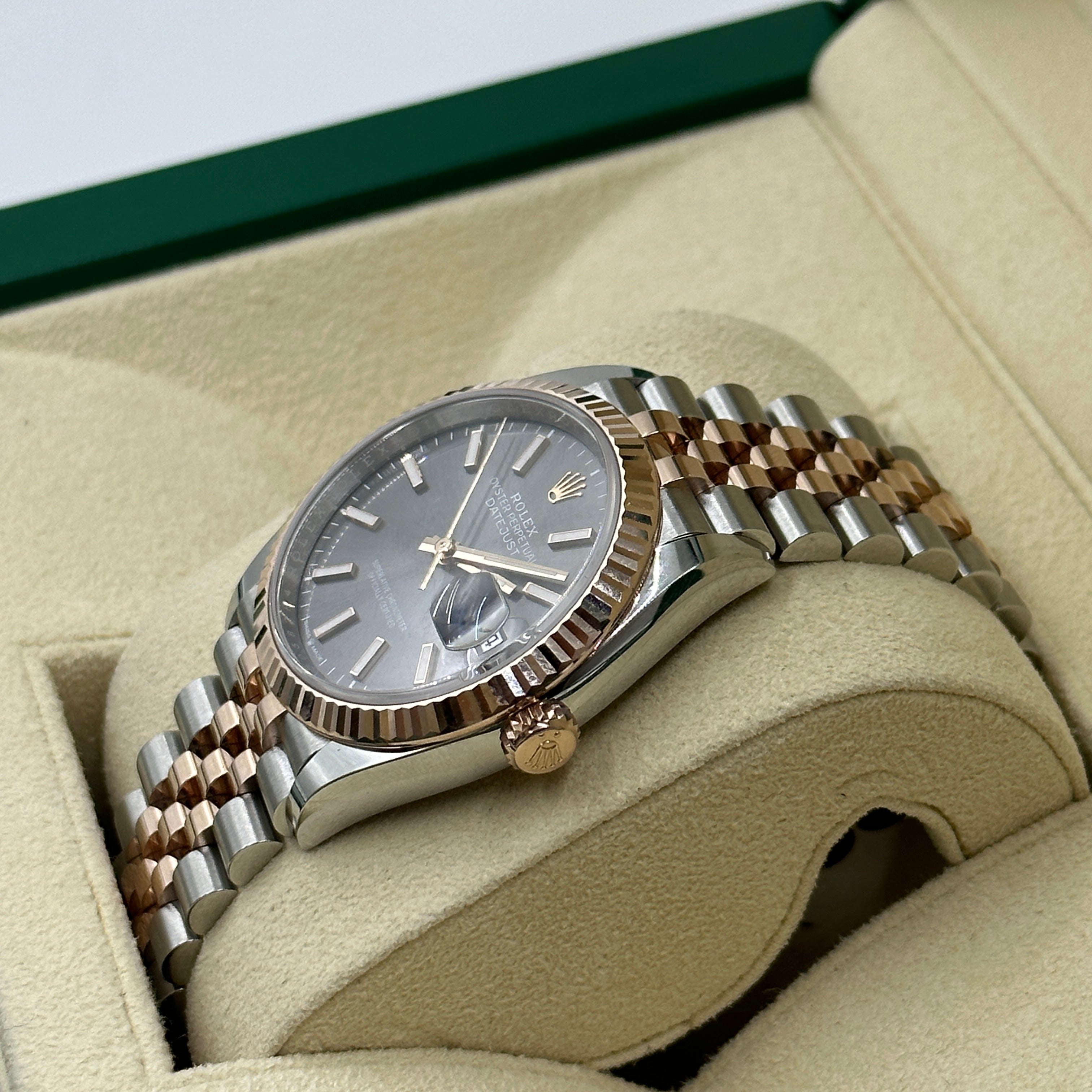 Rolex Datejust 36 126231 Grau Index Jubilee 2024