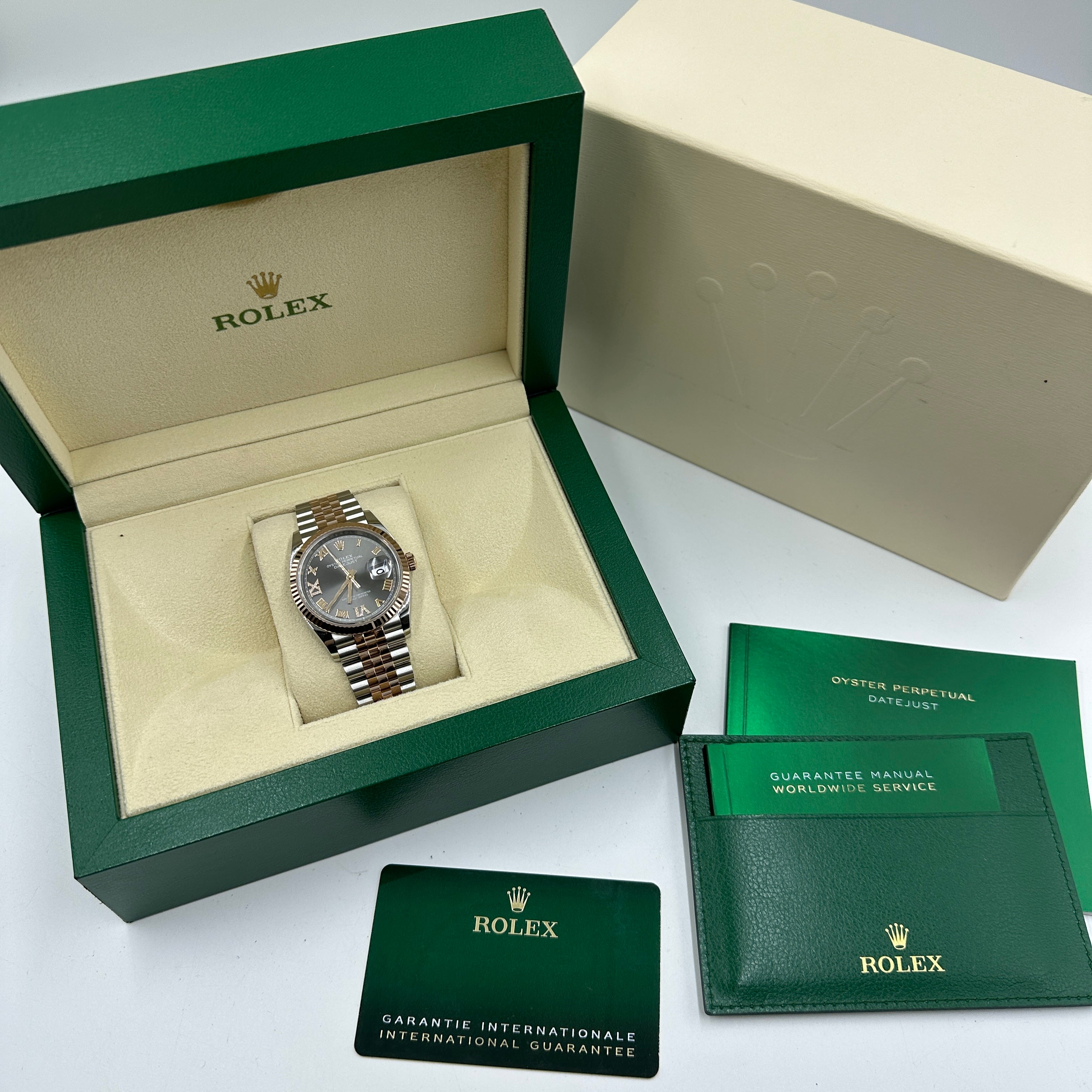Rolex Datejust 36 126231 Grau VIIX Roman Oyster 2025
