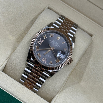 Rolex Datejust 36 126231 Grau VIIX Roman Oyster 2025