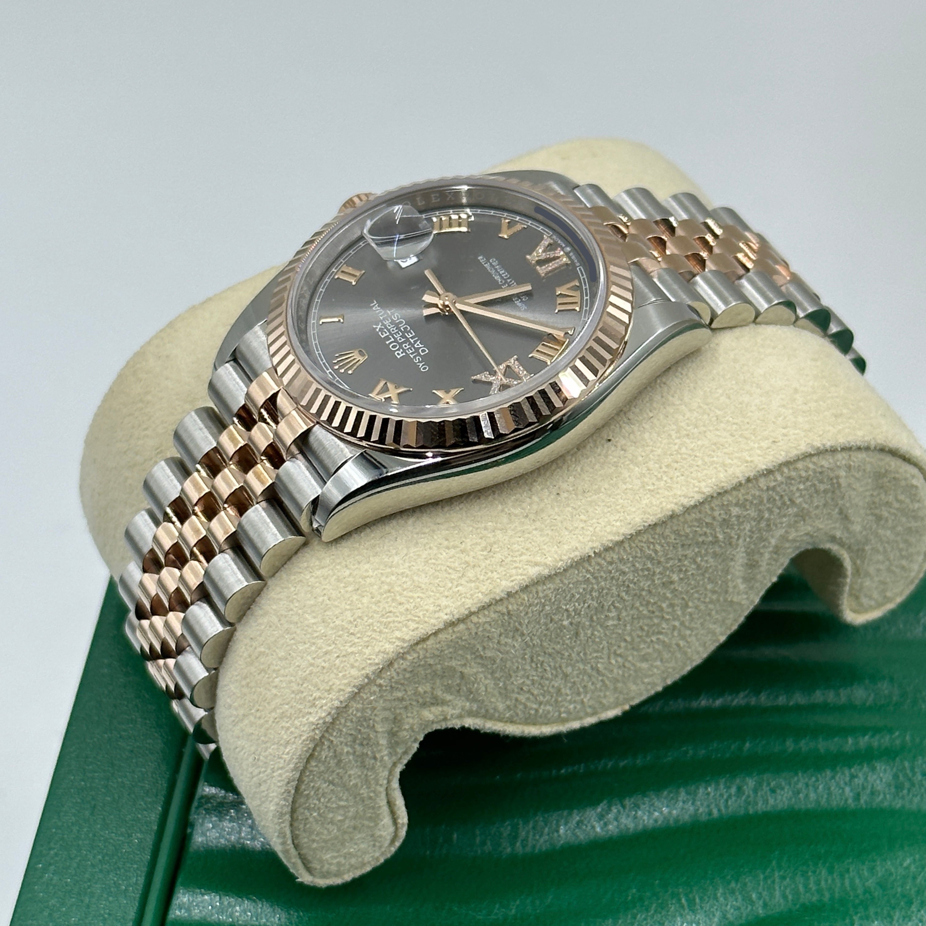 Rolex Datejust 36 126231 Grau VIIX Roman Oyster 2025