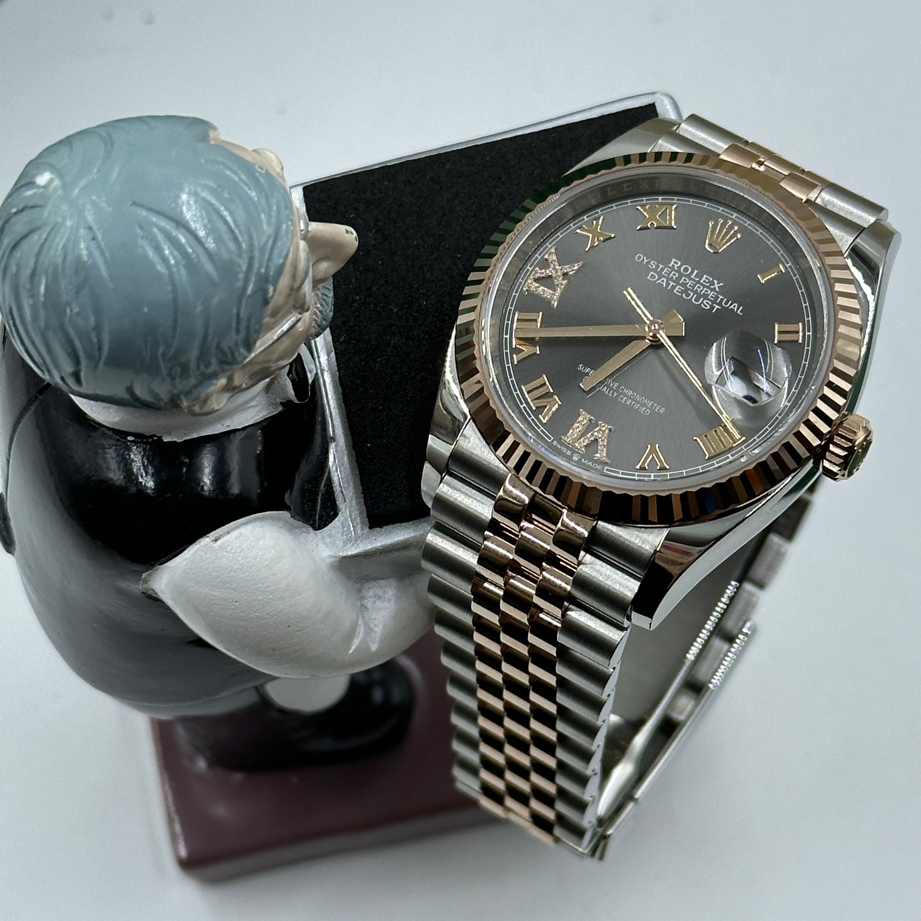 Rolex Datejust 36 126231 Grau VIIX Roman Oyster 2025
