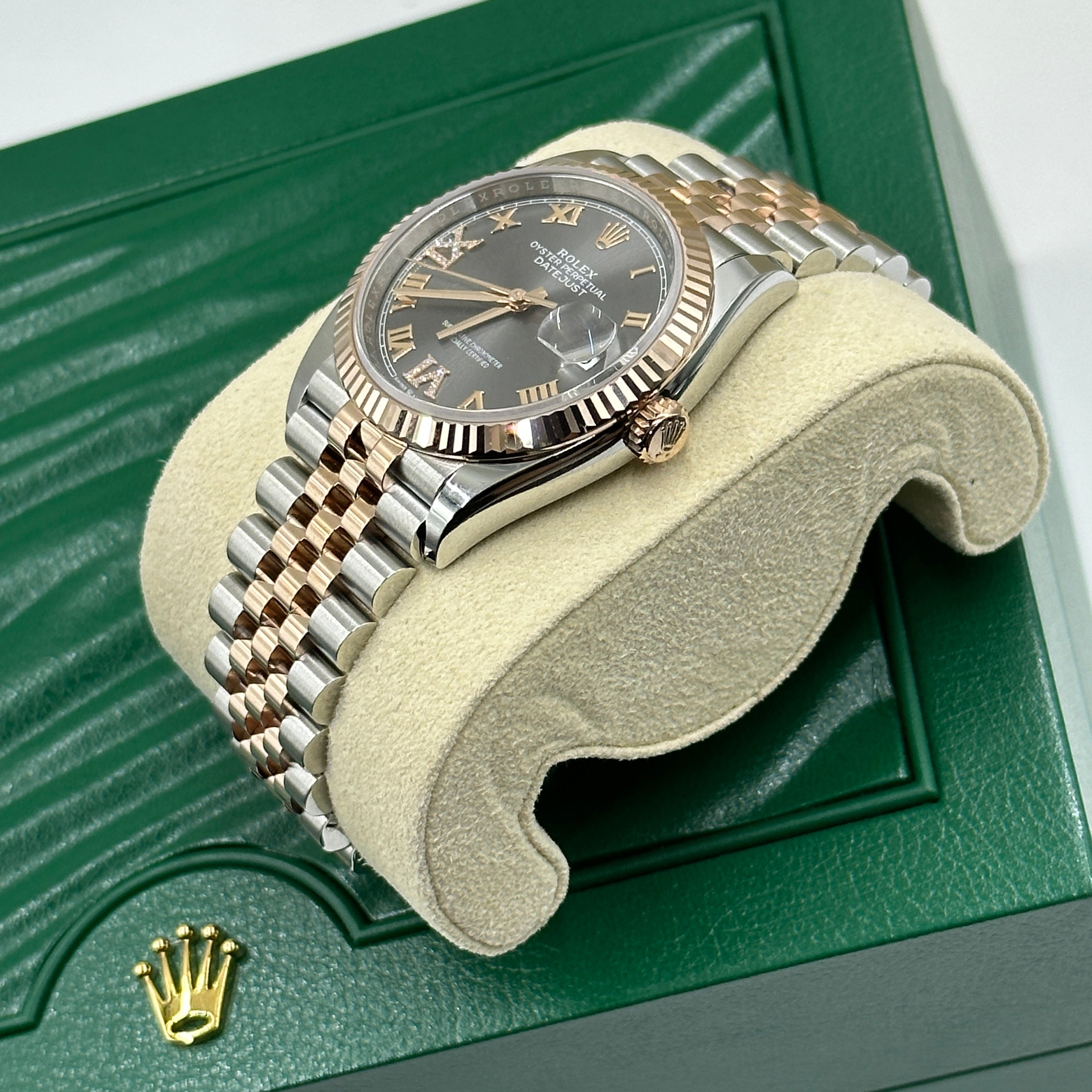 Rolex Datejust 36 126231 Grau VIIX Roman Oyster 2025