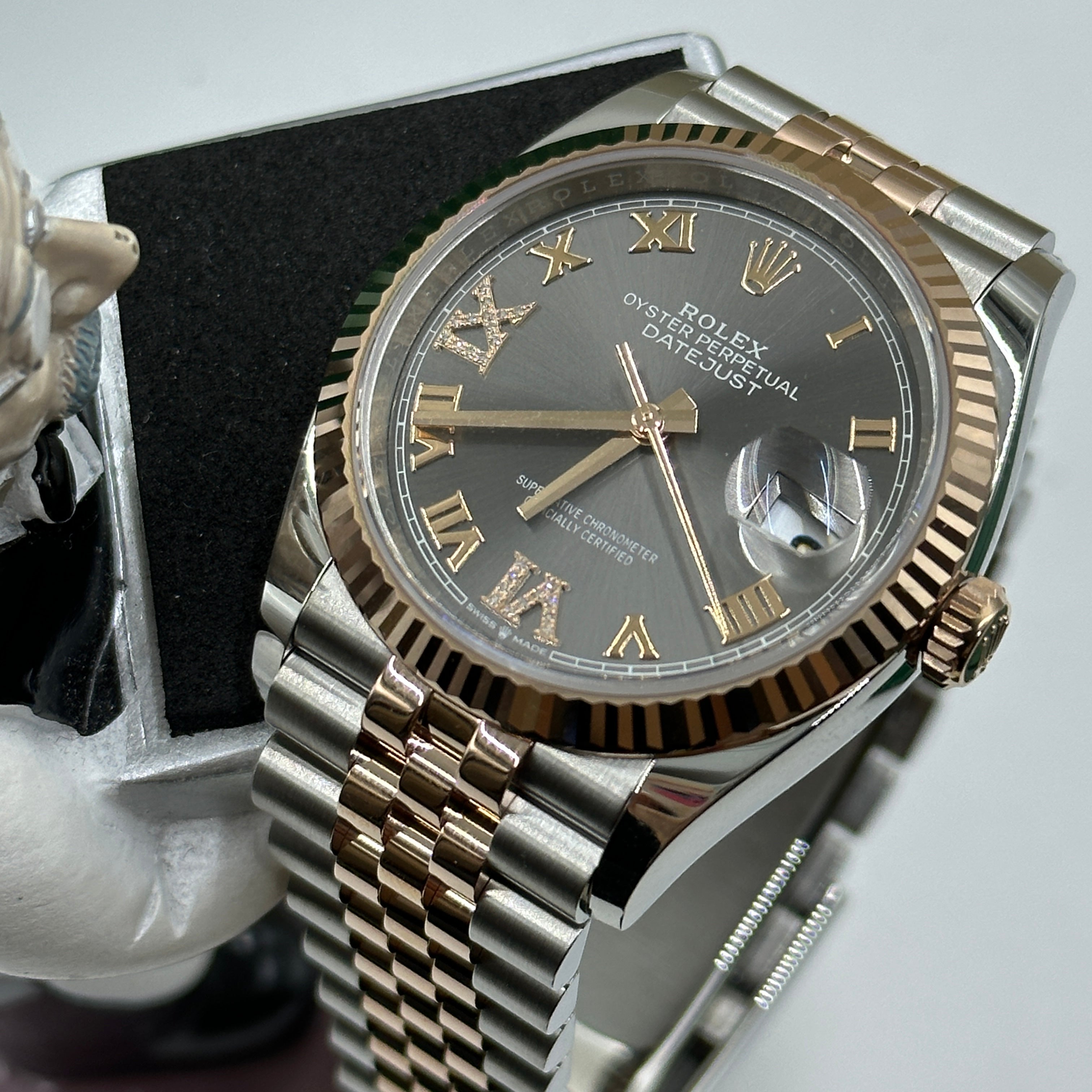 Rolex Datejust 36 126231 Grau VIIX Roman Oyster 2025