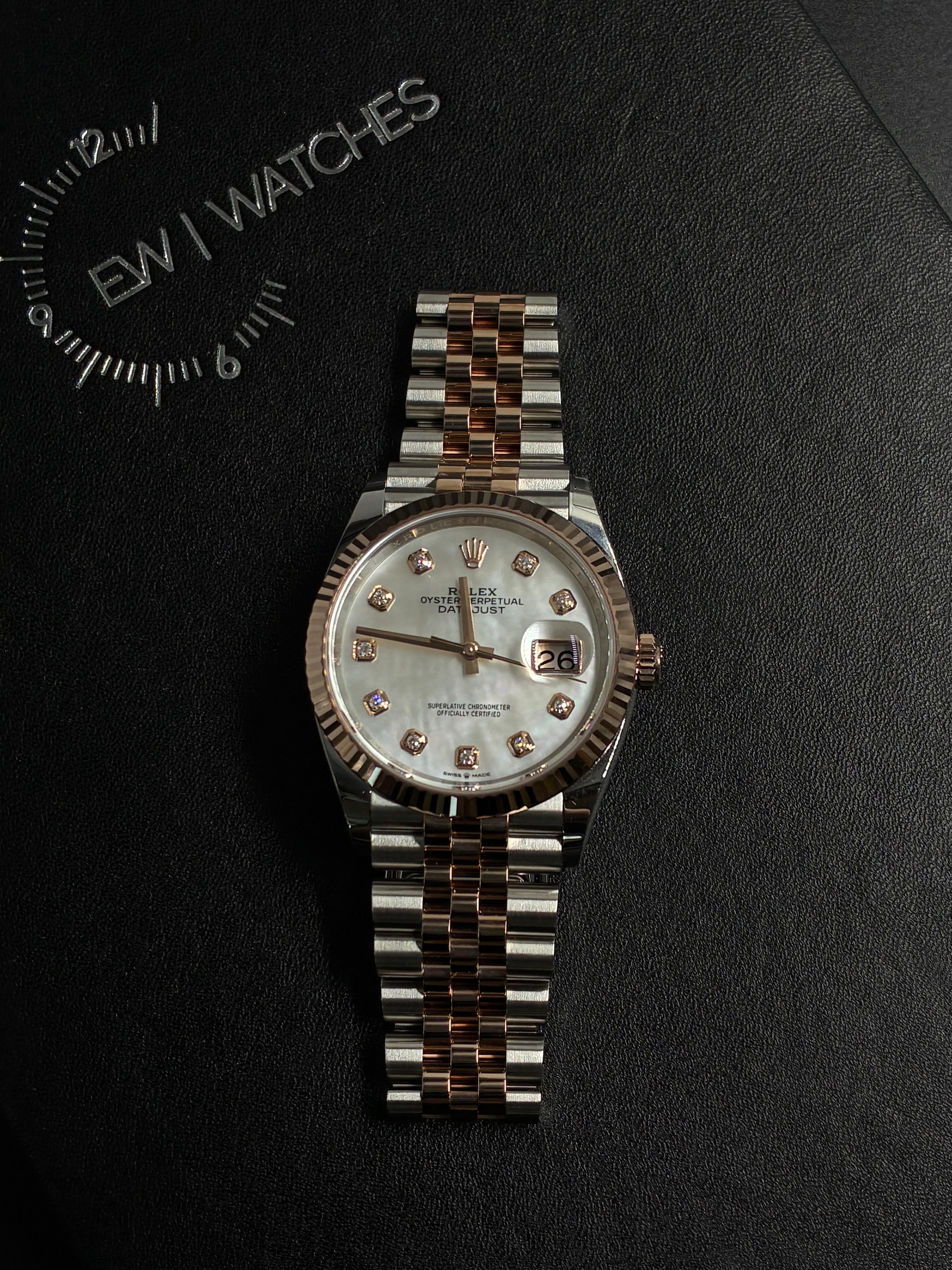 Rolex Datejust 36 126231NG White Jubilee 2025
