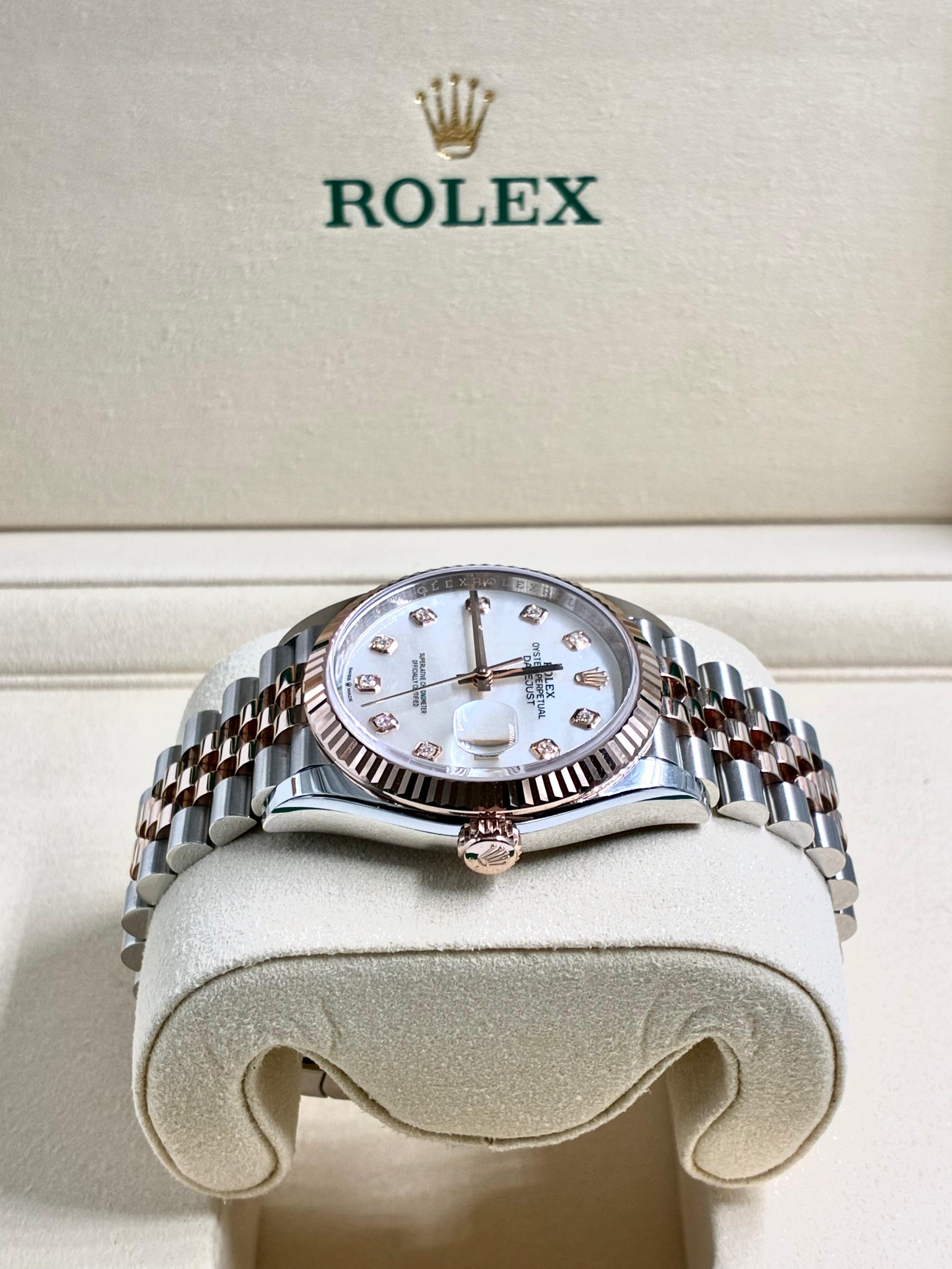 Rolex Datejust 36 126231NG White Jubilee 2026