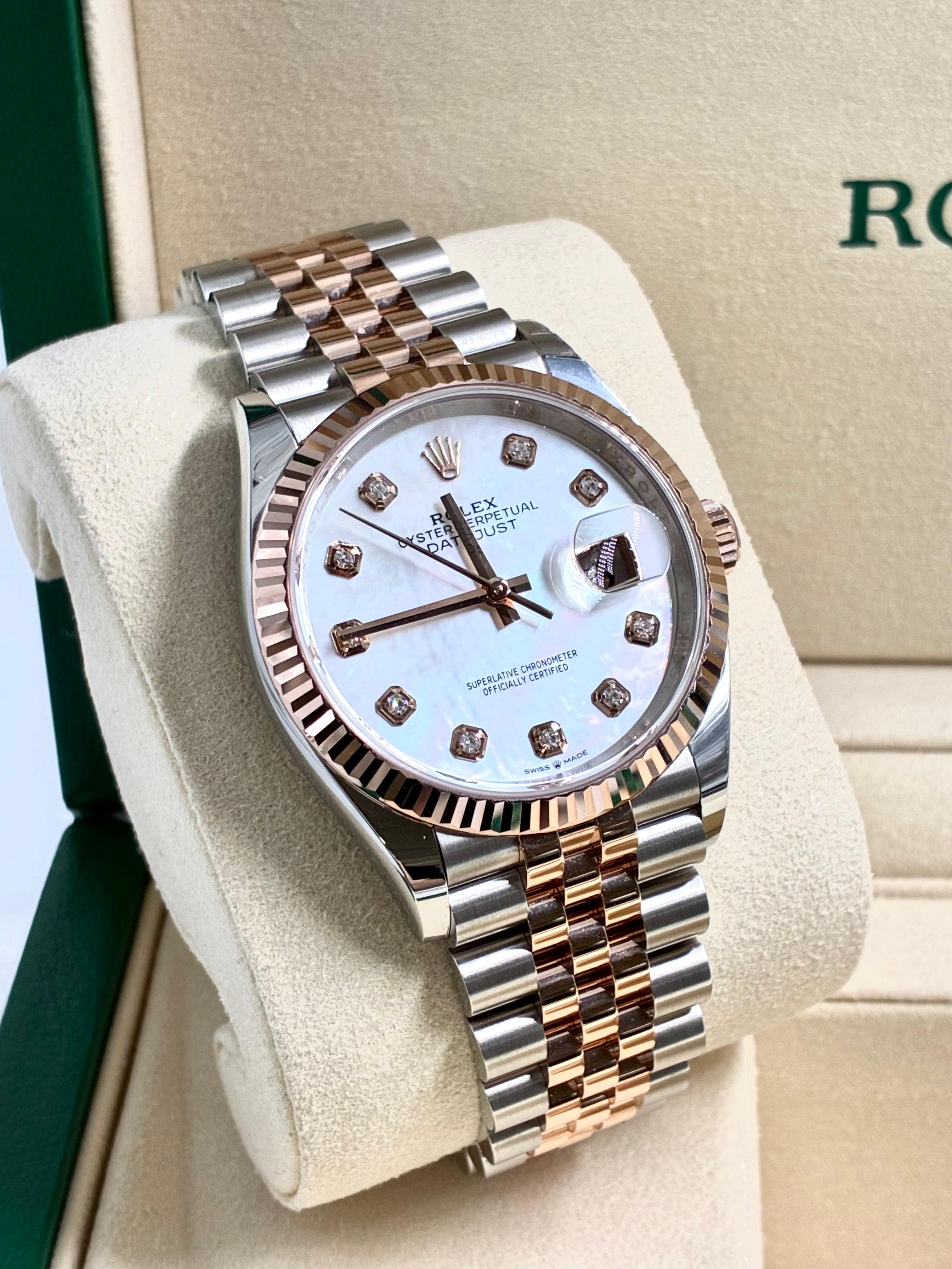 Rolex Datejust 36 126231NG White Jubilee 2025
