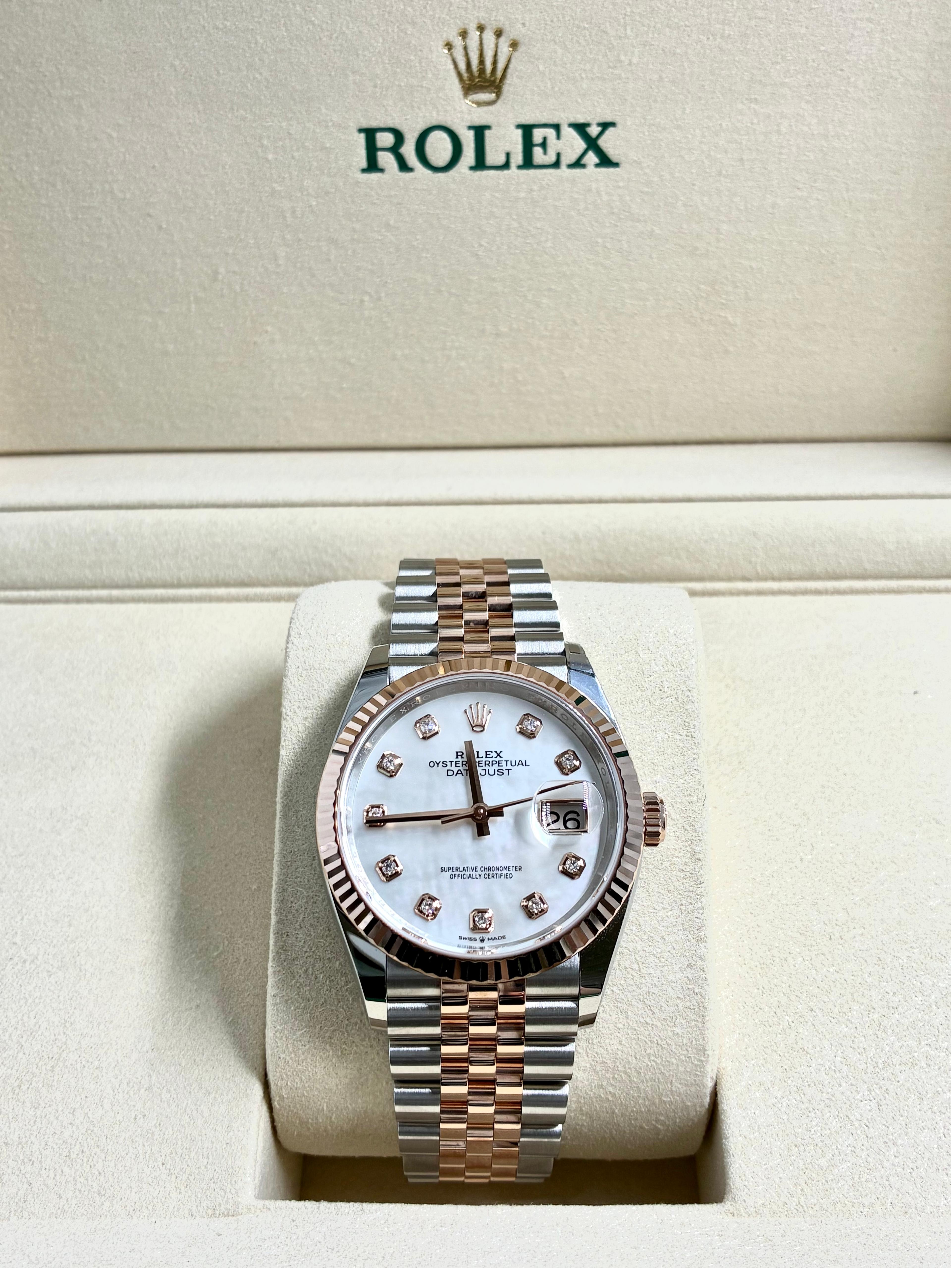 Rolex Datejust 36 126231NG White Jubilee 2026