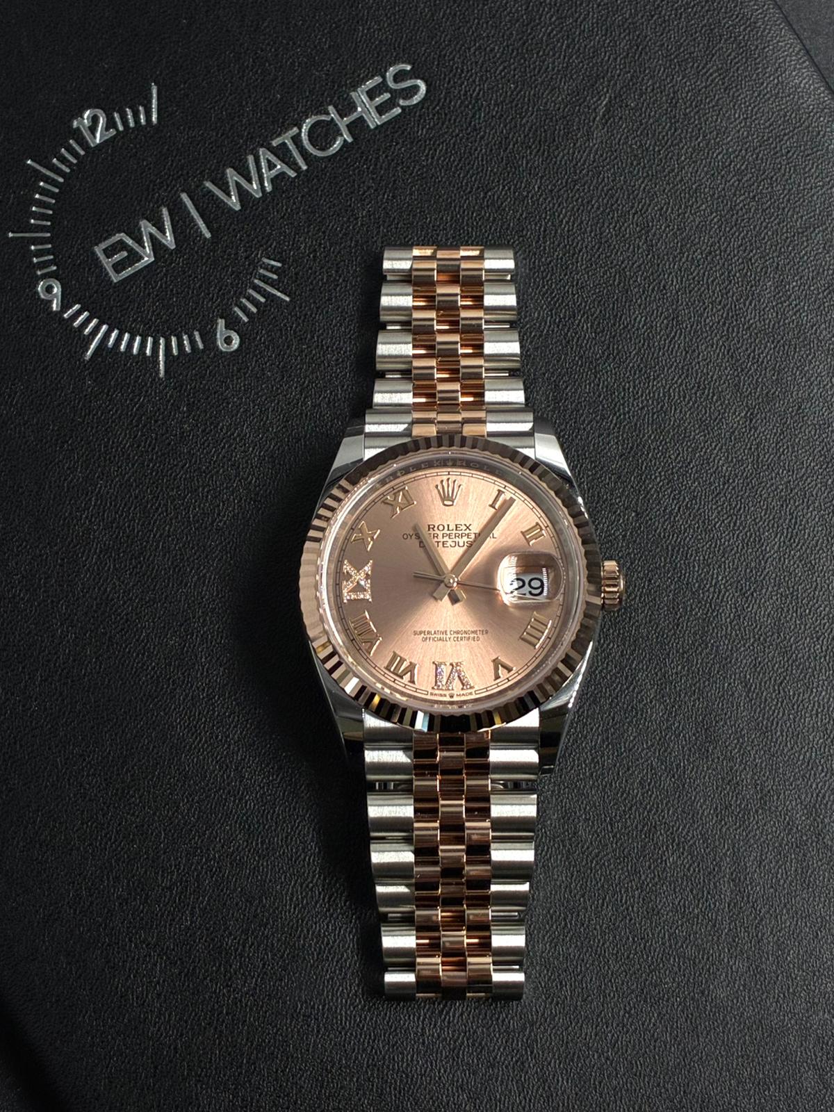 Rolex Datejust 36 126231 PinkVIIXRoman Jubilee 2025