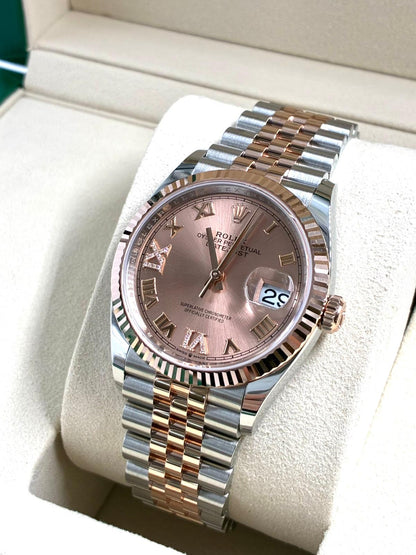 Rolex Datejust 36 126231 PinkVIIXRoman Jubilee 2025