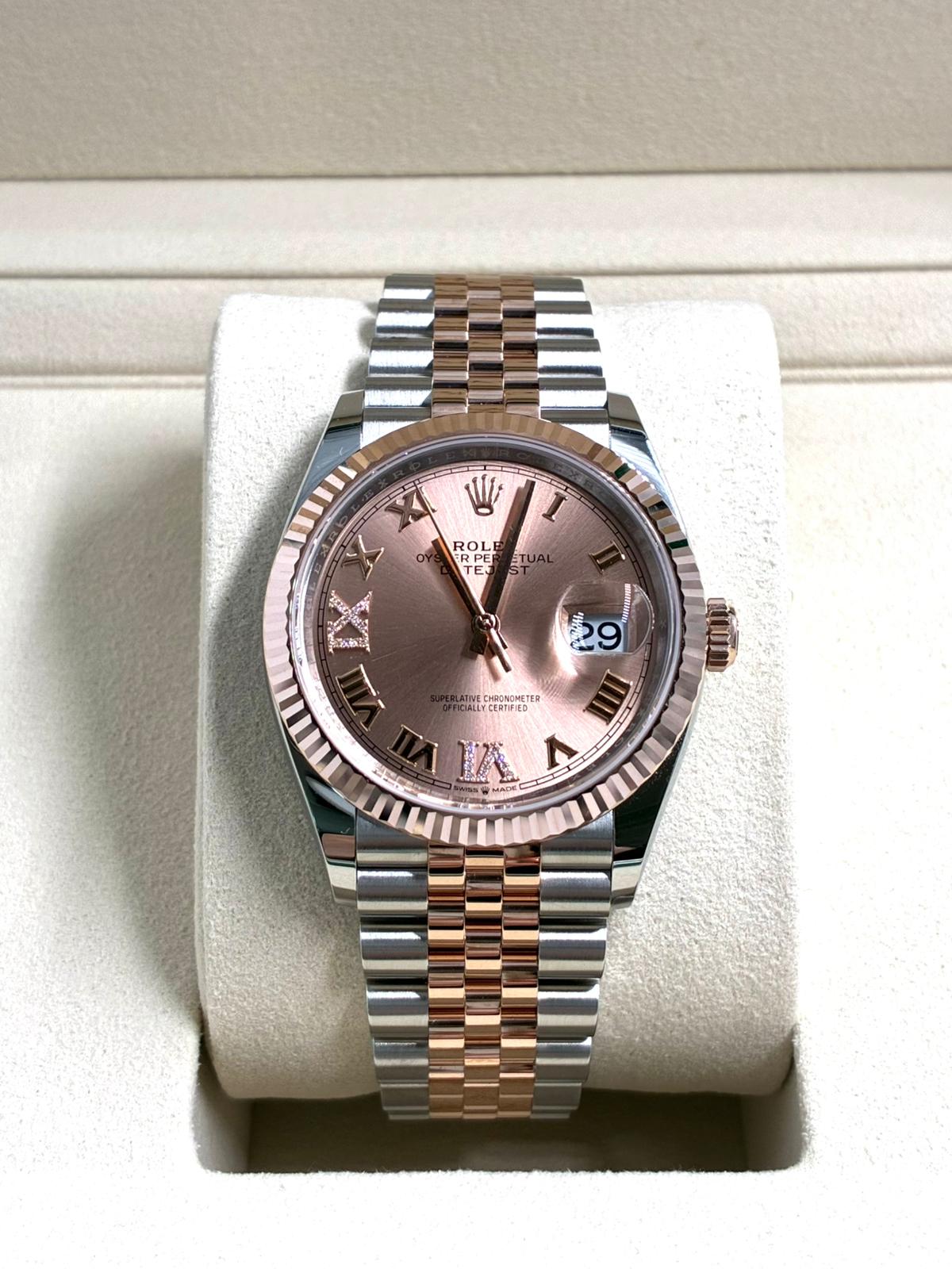 Rolex Datejust 36 126231 PinkVIIXRoman Jubilee 2025