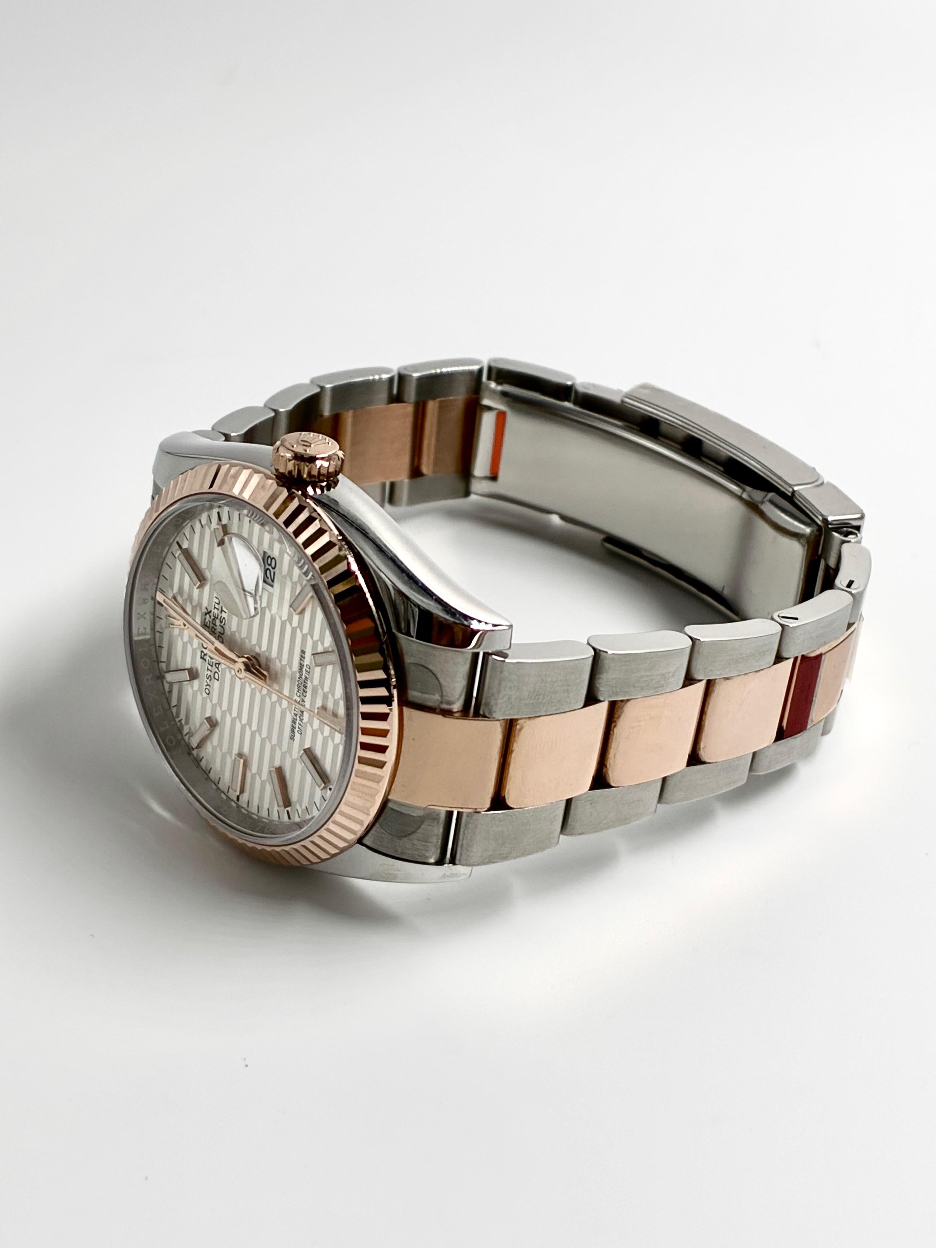 Rolex Datejust 36 126231 Silver Index Fluted Oyster 2024