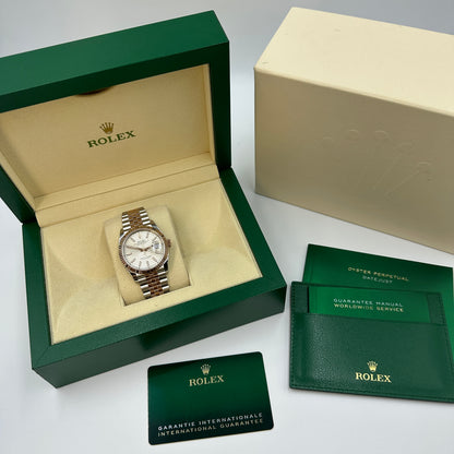 Rolex Datejust 36 126231 Silber Index geriffelt Jubilee 2024