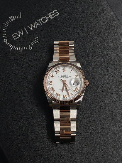 Rolex Datejust 36 126231 White Roman Oyster 2025