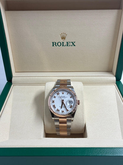 Rolex Datejust 36 126231 White Roman Oyster 2025