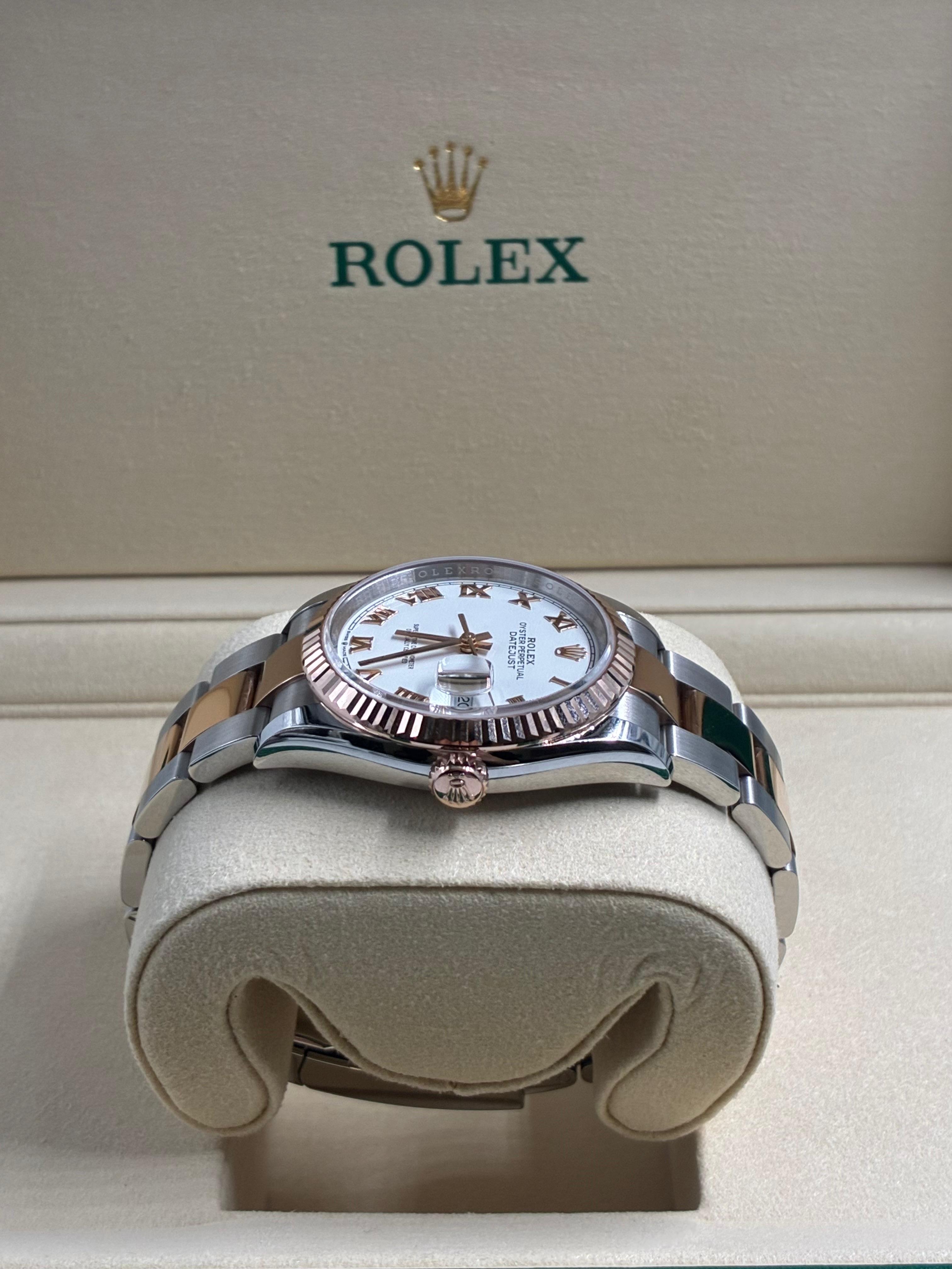 Rolex Datejust 36 126231 White Roman Oyster 2026