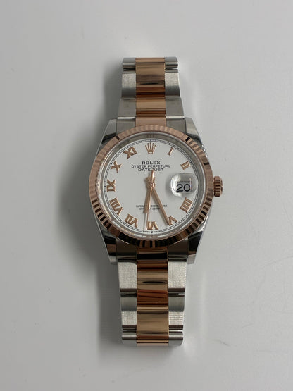 Rolex Datejust 36 126231 White Roman Oyster 2025