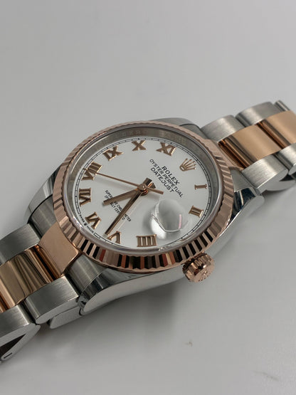 Rolex Datejust 36 126231 White Roman Oyster 2025