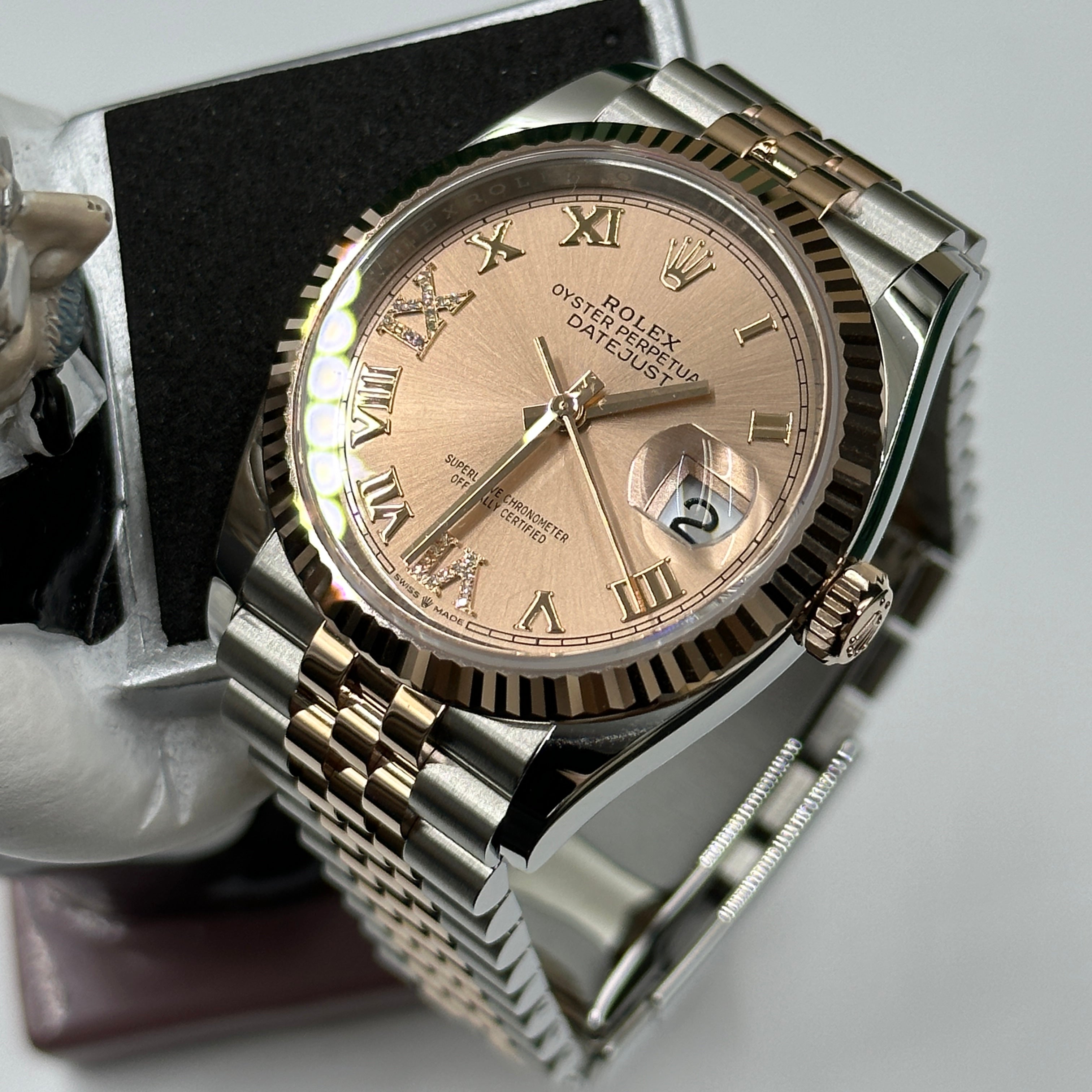Rolex Datejust 36 126231 Pink VIIX Römisches Jubiläum 2025