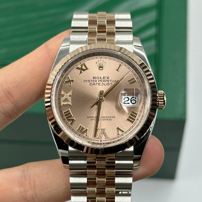 Rolex Datejust 36 126231 Pink VIIX Römisches Jubiläum 2025