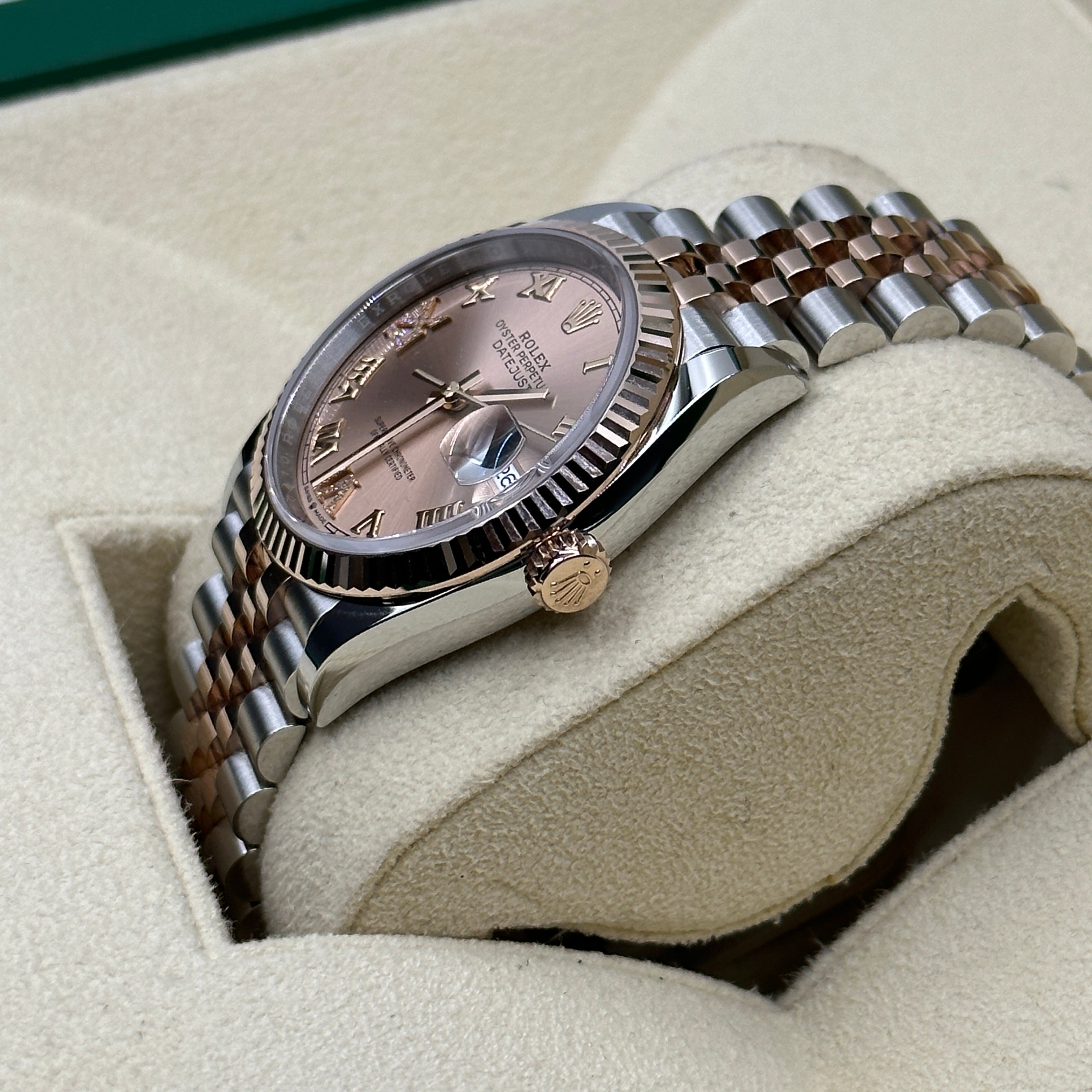 Rolex Datejust 36 126231 Pink VIIX Römisches Jubiläum 2025