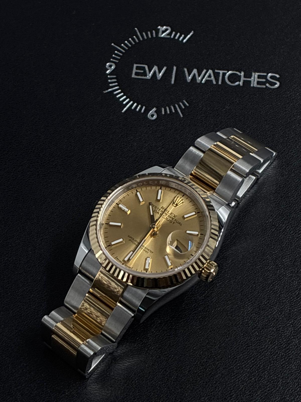 Rolex Datejust 36 126233 Champagne Index Dial Oyster 2026