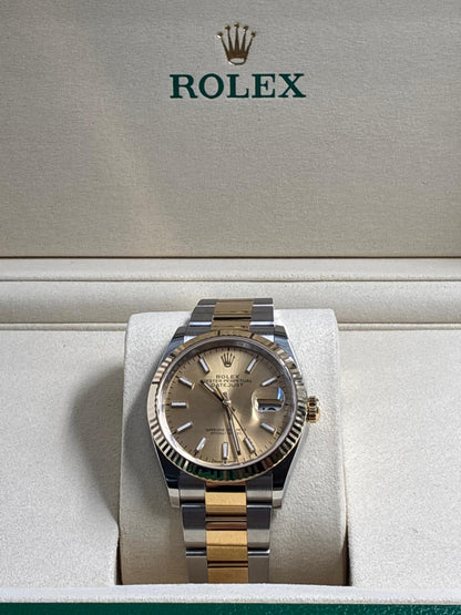 Rolex Datejust 36 126233 Champagne Index Dial Oyster 2026