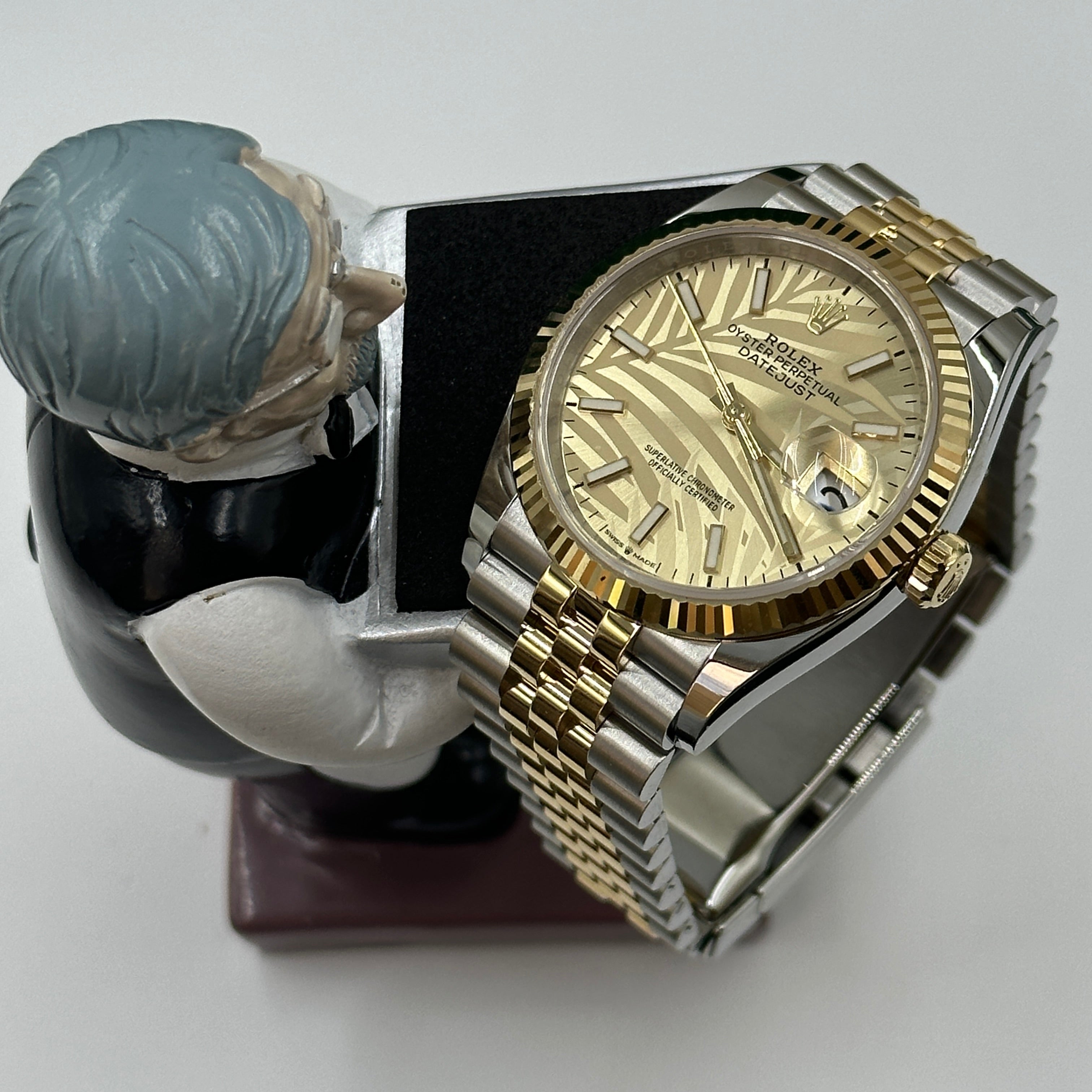 Rolex Datejust 36 126233 Champ Palm Jubilee 2024
