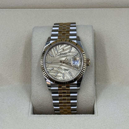 Rolex Datejust 36 126233 Champ Palm Jubilee 2024
